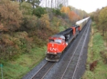 CN 5642 Fall colours are just starting.